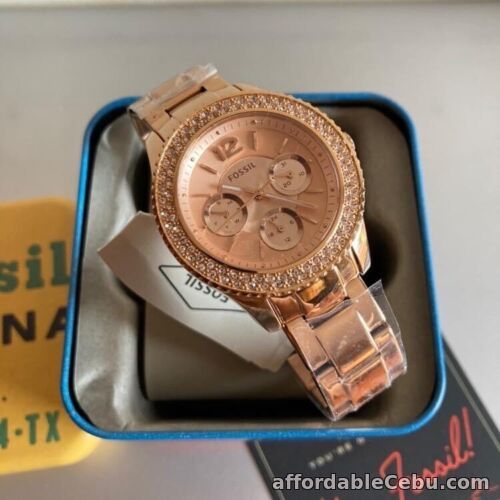 1st picture of Fossil Stella Multifunction Watch in Rosegold-tone ES3590 For Sale in Cebu, Philippines