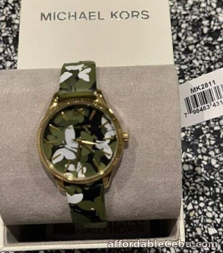 1st picture of Michael Kors Lexington Butterfly Genuine Leather Watch Camo Mk2811 For Sale in Cebu, Philippines