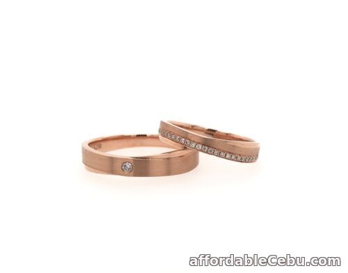 1st picture of .125 CTW Diamond Infinity Wedding Ring 18k Rose Gold WR219 sep IMS For Sale in Cebu, Philippines