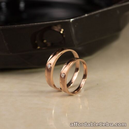 1st picture of .054 CTW Diamond Wedding Ring 18K Rose Gold WR190 IMS sep For Sale in Cebu, Philippines
