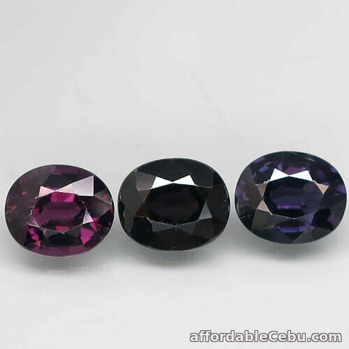 1st picture of 1.78 Carats 5.5x4.6mm 3pcs Lot NATURAL SPINEL Mogok BURMA Oval UNHEATED For Sale in Cebu, Philippines