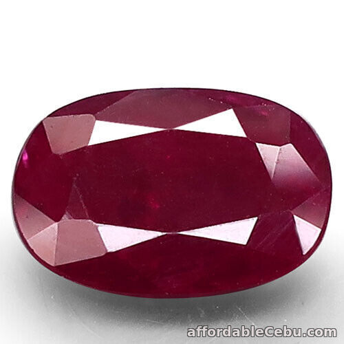 1st picture of 1.00 Carat Natural RUBY Blood RED Loose Oval 9.0x6.0x1.5mm For Sale in Cebu, Philippines