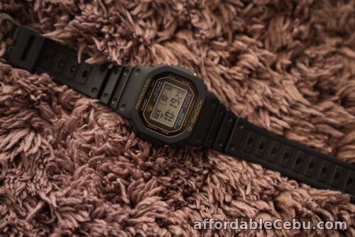 1st picture of Gshock,g Shock, Casio, Vintage, Dw5000 Gold Edition Dw-5000c-1b For Sale in Cebu, Philippines