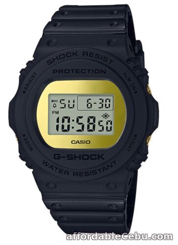 1st picture of Casio G-Shock * DW5700BBMB-1 Basic Black Metallic Gold Mirror Digital Watch For Sale in Cebu, Philippines