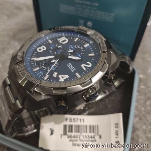 1st picture of Fossil Bronson Chronograph Watch In Smake Grey FS5711 For Sale in Cebu, Philippines