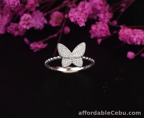 1st picture of SALE‼️.113 CTW Diamond Butterfly Ring 14k White Gold JS139R-WG sep For Sale in Cebu, Philippines