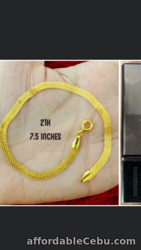 1st picture of GoldNMore: 21 Karat Gold Bracelet #2.72 For Sale in Cebu, Philippines