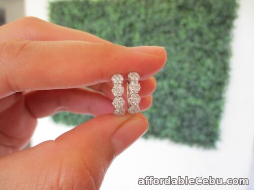 1st picture of .42 CTW Diamond Clip Earrings 18k White Gold JS110E sep “SJ” (PRE-ORDER) For Sale in Cebu, Philippines