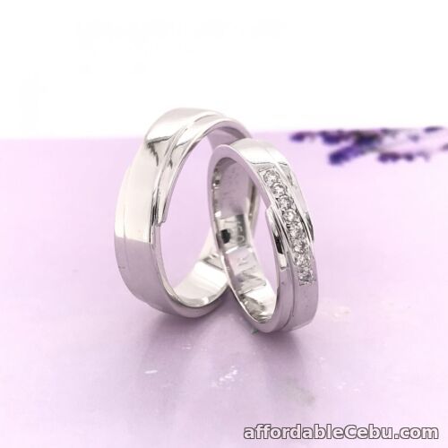 1st picture of .08 CTW Diamond Wedding Ring 14k White Gold WR131 sep For Sale in Cebu, Philippines