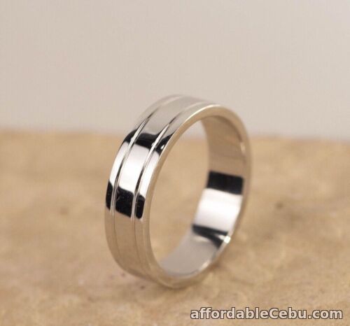 1st picture of SALE‼️Men’s Wedding Ring PLATINUM WR282 For Sale in Cebu, Philippines