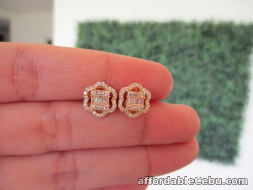 1st picture of .50 CTW Diamond Earrings 18k Yellow Gold E225Y sep “SJ” For Sale in Cebu, Philippines