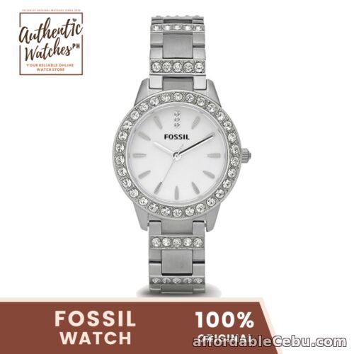 1st picture of Fossil Women's ES2362 Stainless Steel Bracelet Silver Glitz Analog Dial Watch For Sale in Cebu, Philippines