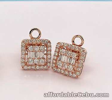1st picture of .50 CTW Diamond Earrings 18k Rose Gold E226R sep “SJ” (PRE-ORDER) For Sale in Cebu, Philippines