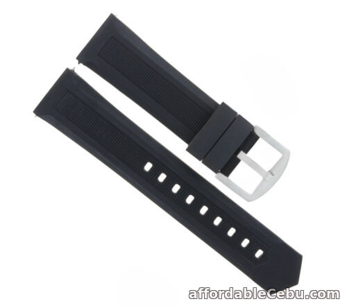 1st picture of 20MM RUBBER STRAP BAND FOR TAG HEUER 300 AQUARACER CAF2010, WAY111Z  F1 BLACK For Sale in Cebu, Philippines
