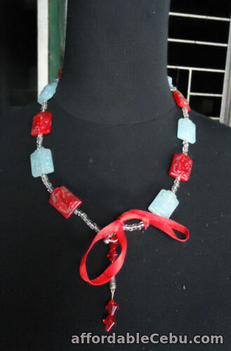 1st picture of Jade Monkey Glass Necklace For Sale in Cebu, Philippines