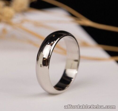 1st picture of SALE‼️Men’s Wedding Ring PLATINUM WR263 For Sale in Cebu, Philippines