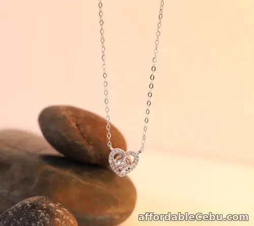 1st picture of .18 CTW Diamond Necklace 18k White Gold N49W PREORDER sep For Sale in Cebu, Philippines