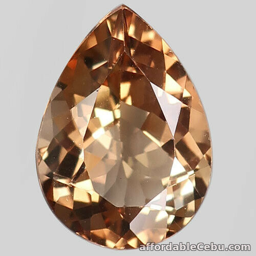 1st picture of 6.15 Carats Natural Imperial TOPAZ Brazil Pear 14x10x6.5mm Unheated For Sale in Cebu, Philippines