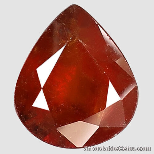 1st picture of 4.50 Carats NATURAL Deep Orange Spessartite GARNET Loose PEAR 11.6x10.0x6.0mm For Sale in Cebu, Philippines