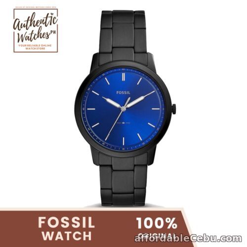 1st picture of Fossil FS5693 The Minimalist Three-Hand Black Stainless Steel Watch For Sale in Cebu, Philippines