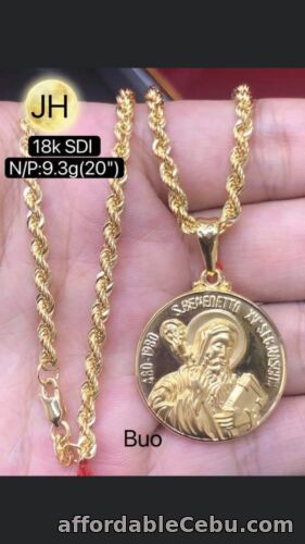 1st picture of GoldNMore: 18 Karat Gold Necklace With Pendant #9.3 20 Inches Chain For Sale in Cebu, Philippines