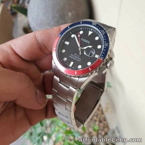 1st picture of Fossil Men's Three-hand Date Stainless Steel Watch FS5657 For Sale in Cebu, Philippines