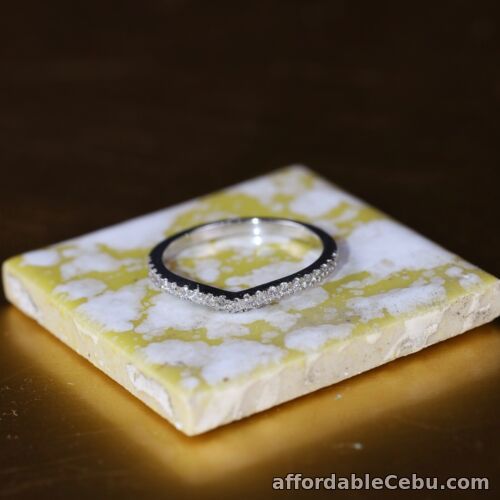 1st picture of .20 CTW Diamond Half Eternity Ring PLATINUM HE294 (MTO) sep For Sale in Cebu, Philippines