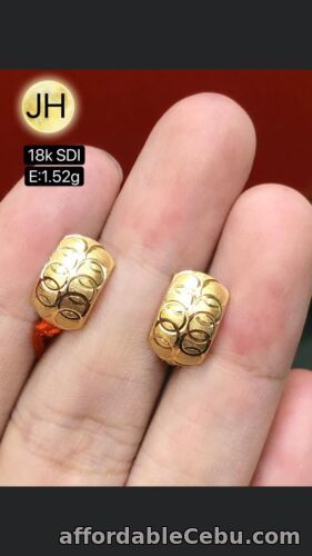 1st picture of GoldNMore: 18 Karat Gold Clip Earrings #1.6 For Sale in Cebu, Philippines