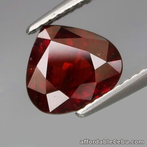 1st picture of 2.45 Carat Natural Red Spessartine GARNET for Jewelry Setting Pear 8.8x8.2mm For Sale in Cebu, Philippines