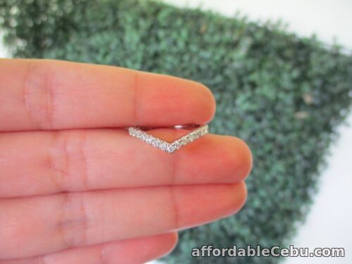 1st picture of .34 CTW Diamond Half Eternity Ring PLATINUM HE307 sep (MTO) For Sale in Cebu, Philippines
