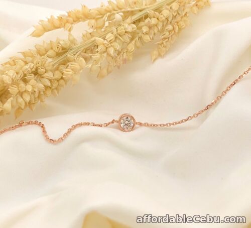 1st picture of .15 Carat Diamond Bracelet 18k Rose Gold B42 sep For Sale in Cebu, Philippines