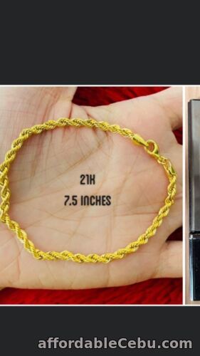 1st picture of GoldNMore: 21 Karat Gold Bracelet #3.22 For Sale in Cebu, Philippines