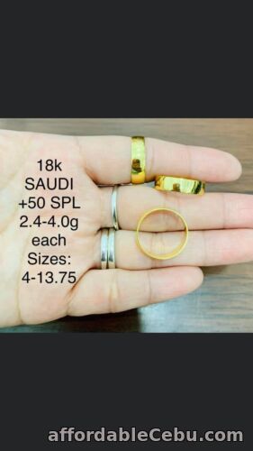 1st picture of GoldNMore: 18 Karat Gold Wedding Ring Pair WR#2 For Sale in Cebu, Philippines