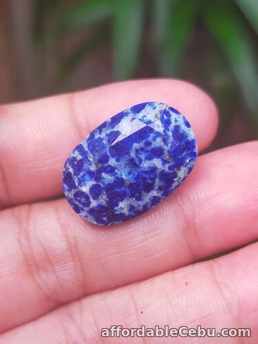 1st picture of RARE 16.45 Carats Natural Sodalite Combine Gonnardite Dots 21x15x8mm Afghanistan For Sale in Cebu, Philippines