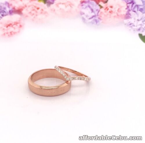1st picture of .21 Carat Diamond Rose Gold Wedding Ring 14K sep (MTO) For Sale in Cebu, Philippines