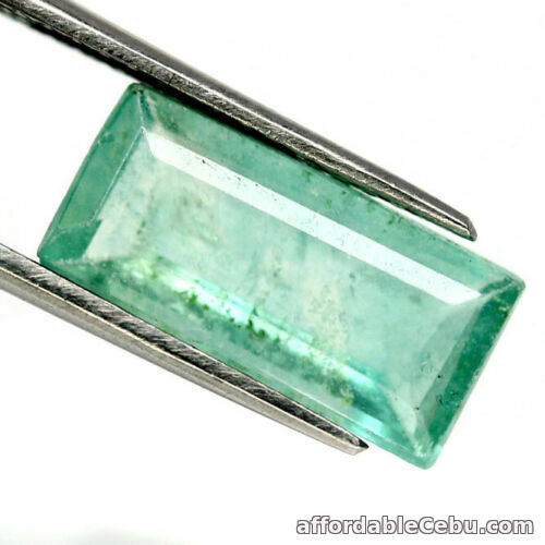 1st picture of 2.64 Carats 6x12 Natural Green FLOURITE for Jewelry Setting Baguette For Sale in Cebu, Philippines