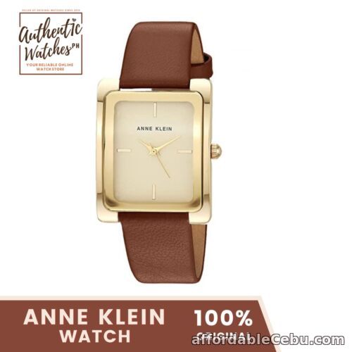 1st picture of Anne Klein 2706CHHY Classic Women's Leather Strap Watch For Sale in Cebu, Philippines