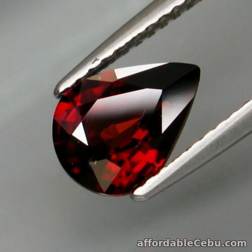 1st picture of 2.03 Cts Natural Rare TANZANIA Unheated Red ZIRCON Jewelry Setting Pear Cut For Sale in Cebu, Philippines