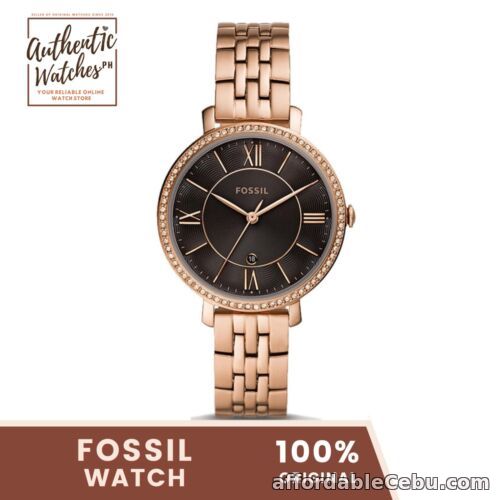 1st picture of Fossil ES4723 Jacqueline Three-Hand Rose Gold-Tone Stainless Steel Watch For Sale in Cebu, Philippines