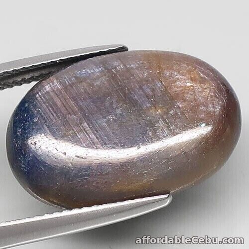 1st picture of 26.40 Carats Natural SAPPHIRE Brownish Blue Oval Cab Loose UNHEATED 20x14.8x6.7 For Sale in Cebu, Philippines