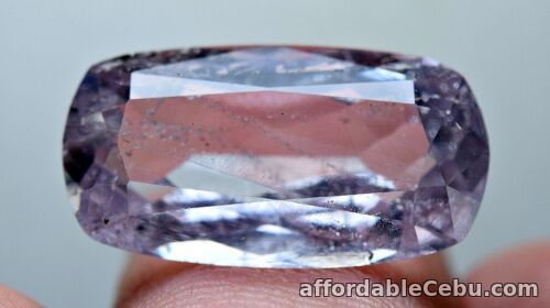 1st picture of 8.50 Carats Ultra RARE PINK APATITE 16.7x8.8x5.6mm PAKISTAN Cushion Cut Big For Sale in Cebu, Philippines