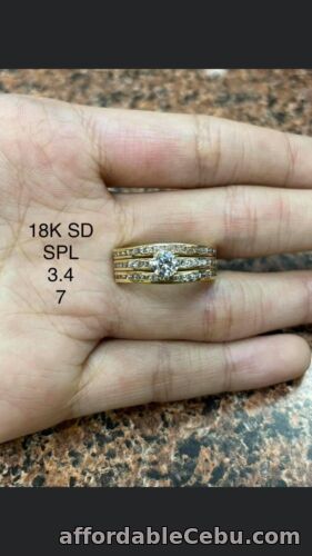 1st picture of GoldNMore: 18 Karat Gold Ring TPFG Size 7 For Sale in Cebu, Philippines
