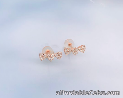 1st picture of SALE‼️.30 CTW Diamond Earrings 18k Rose Gold E717R sep (PRE-ORDER) For Sale in Cebu, Philippines