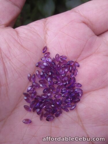 1st picture of 9.22 TCW 100pcs 4x2mm Natural Purple Bolivia AMETHYST for Jewelry Set Marquise For Sale in Cebu, Philippines