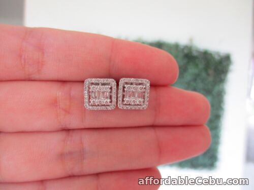 1st picture of .61 CTW Diamond Earrings 18k White Gold E272 sep (PRE-ORDER) For Sale in Cebu, Philippines