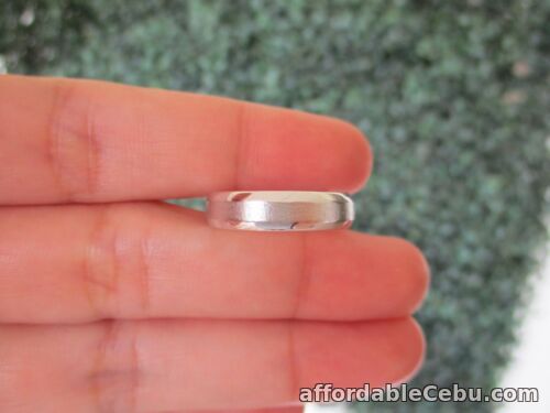1st picture of Men's Wedding Ring 14k White Gold WR41  sep For Sale in Cebu, Philippines