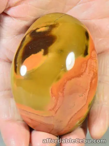 1st picture of 2.8" Polished POLYCHROME JASPER Crystal Palm Stone Madagascar, Africa For Sale in Cebu, Philippines