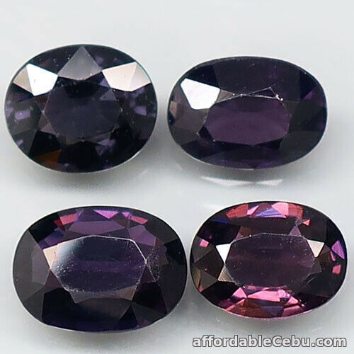 1st picture of 2.04 Carats 5.5x4to6x4.6mm 4pcs Lot NATURAL SPINEL Mogok BURMA Oval UNHEATED For Sale in Cebu, Philippines