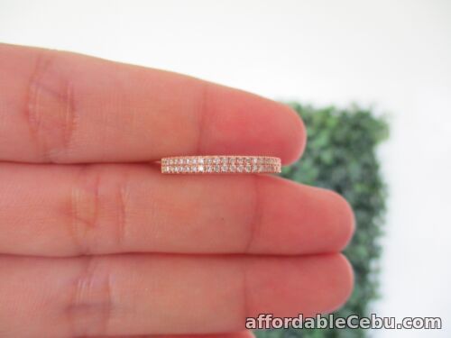 1st picture of .25 CTW Diamond Half Eternity Ring 14k Rose Gold HE151 (PRE-ORDER) sep For Sale in Cebu, Philippines