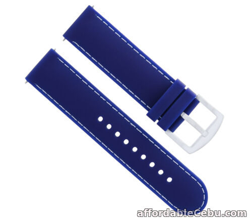 1st picture of 22MM RUBBER DIVER WATCH BAND STRAP FOR INVICTA 7346 SIGNATURE CHRONO BLUE WS For Sale in Cebu, Philippines